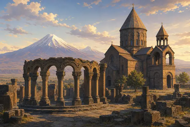 Cathedral and Churches of Echmiatsin and the Archaeological Site of Zvartnotsのイメージ画像