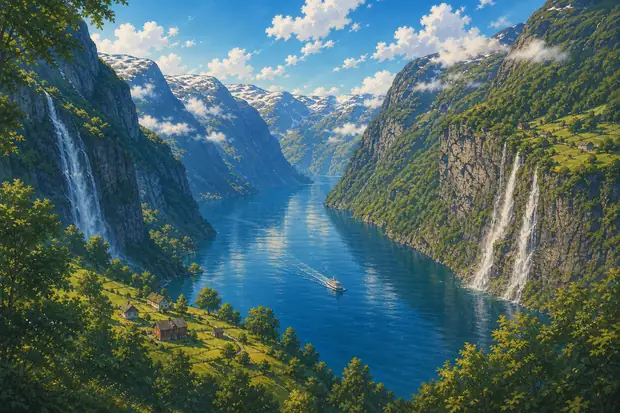 West Norwegian Fjords – Geirangerfjord and Nærøyfjordのイメージ画像