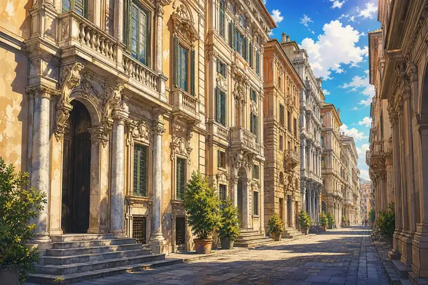 Genoa: Le Strade Nuove and the system of the Palazzi dei Rolliのイメージ画像