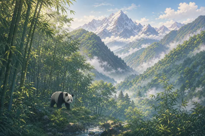 Sichuan Giant Panda Sanctuaries - Wolong, Mt Siguniang and Jiajin Mountainsのイメージ画像