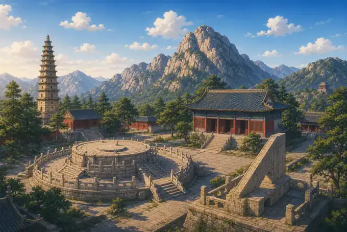 Historic Monuments of Dengfeng in “The Centre of Heaven and Earth”のイメージ画像