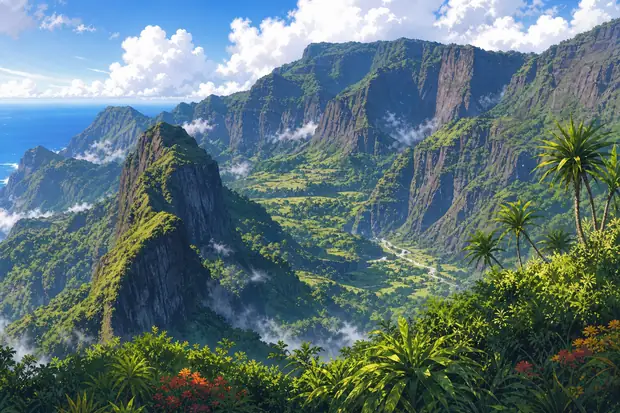 Pitons, cirques and remparts of Reunion Islandのイメージ画像