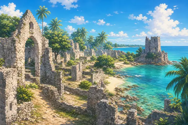 Ruins of Kilwa Kisiwani and Ruins of Songo Mnaraのイメージ画像
