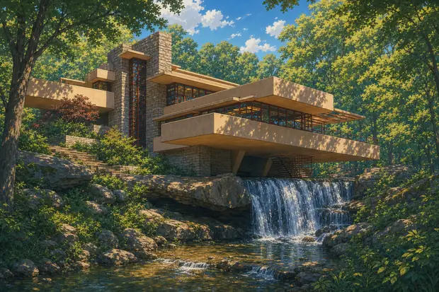 The 20th-Century Architecture of Frank Lloyd Wrightのイメージ画像