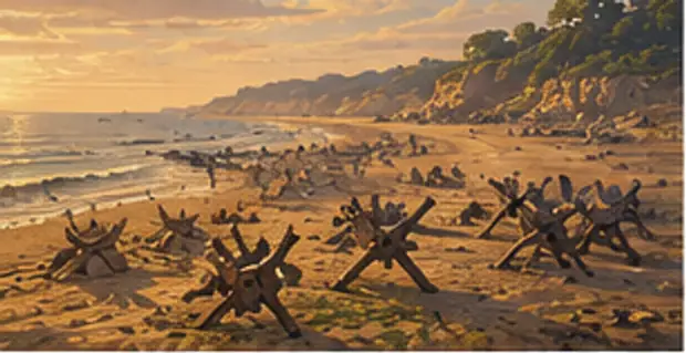 Beaches of the D-Day Landings, Normandy, 1944のイメージ画像