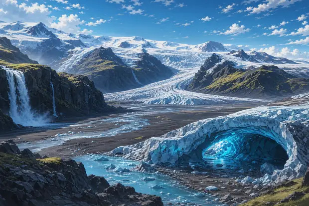 Vatnajökull National Park - Dynamic Nature of Fire and Iceのイメージ画像