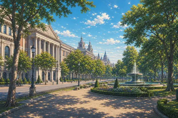 Paseo del Prado and Buen Retiro, a landscape of Arts and Sciencesのイメージ画像