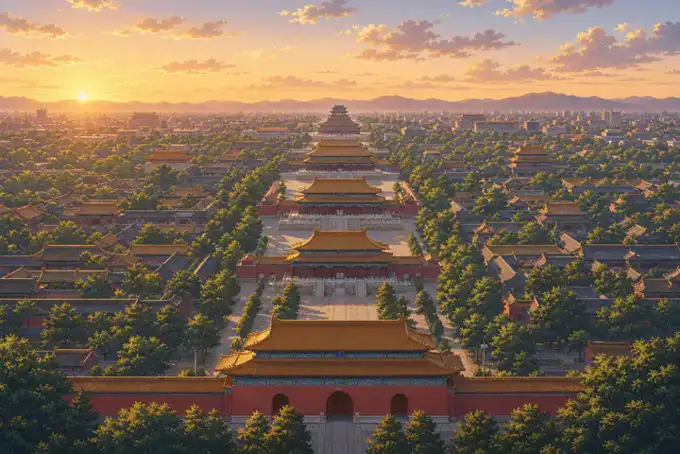 Beijing Central Axis: A Building Ensemble Exhibiting the Ideal Order of the Chinese Capitalのイメージ画像