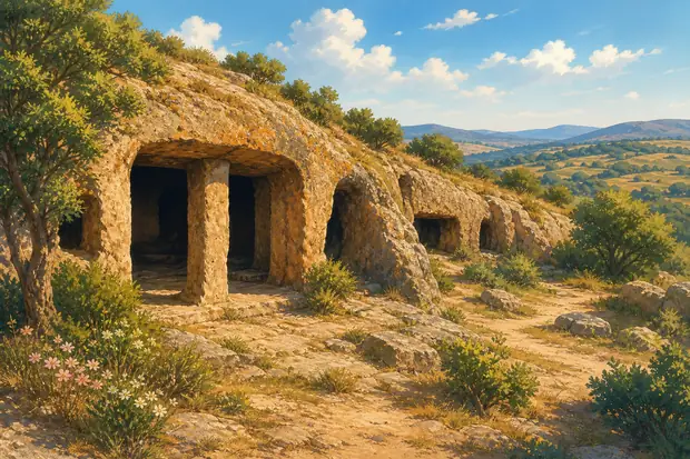 Funerary Tradition in the Prehistory of Sardinia – The domus de janasのイメージ画像