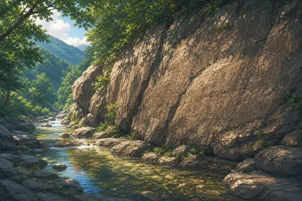 Petroglyphs along the Bangucheon Streamのイメージ画像