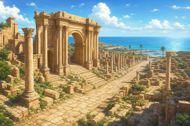 Archaeological Site of Leptis Magnaのイメージ画像