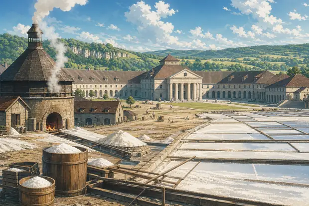 From the Great Saltworks of Salins-les-Bains to the Royal Saltworks of Arc-et-Senans, the Production of Open-pan Saltのイメージ画像