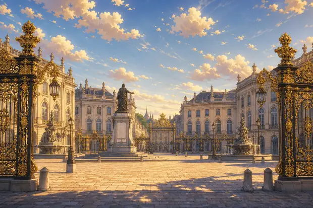 Place Stanislas, Place de la Carrière and Place d'Alliance in Nancyのイメージ画像