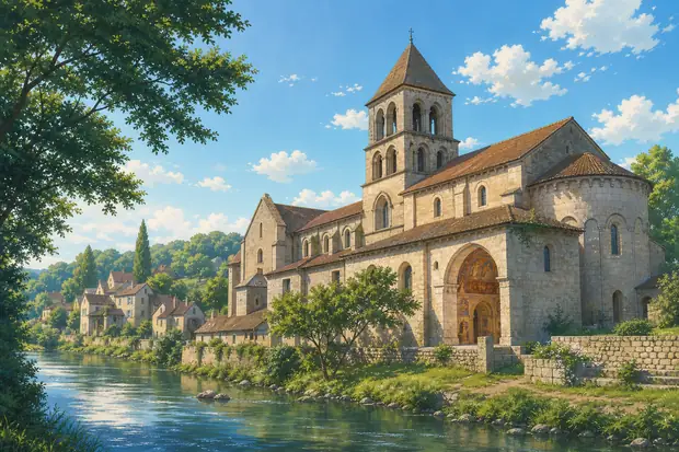 Abbey Church of Saint-Savin sur Gartempeのイメージ画像