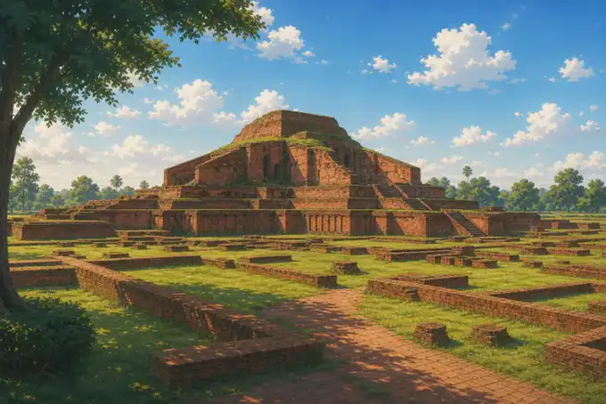 Ruins of the Buddhist Vihara at Paharpurのイメージ画像