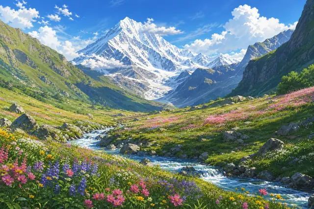 Nanda Devi and Valley of Flowers National Parksのイメージ画像