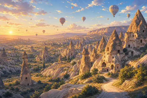 Göreme National Park and the Rock Sites of Cappadociaのイメージ画像