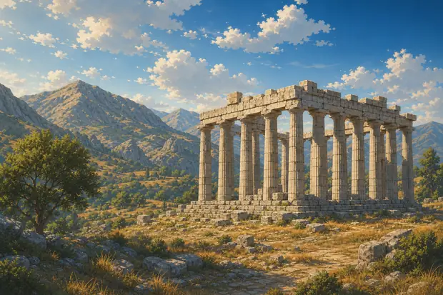 Temple of Apollo Epicurius at Bassaeのイメージ画像