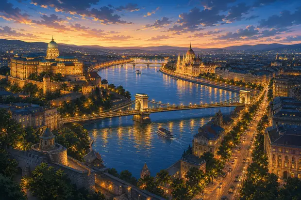 Budapest, including the Banks of the Danube, the Buda Castle Quarter and Andrássy Avenueのイメージ画像