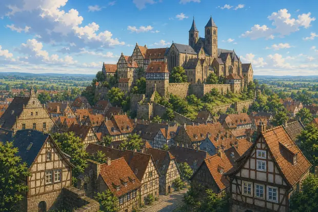 Collegiate Church, Castle and Old Town of Quedlinburgのイメージ画像
