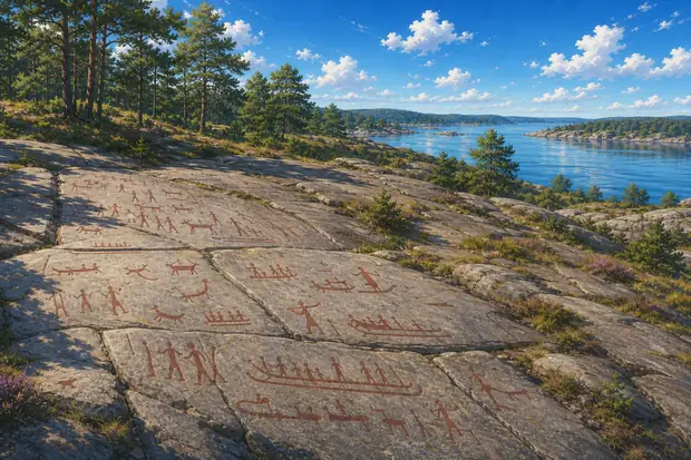 Rock Carvings in Tanumのイメージ画像