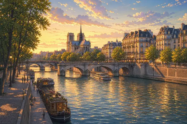 Paris, Banks of the Seineのイメージ画像