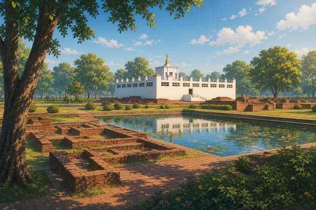 Lumbini, the Birthplace of the Lord Buddhaのイメージ画像