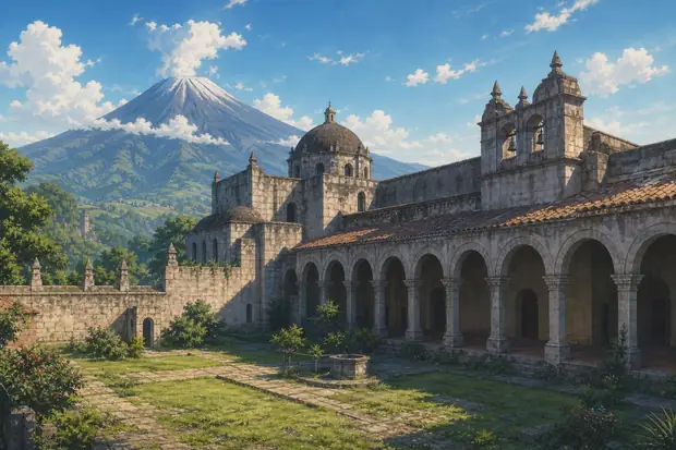Earliest 16th-Century Monasteries on the Slopes of Popocatepetlのイメージ画像