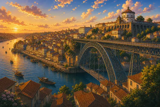 Historic Centre of Oporto, Luiz I Bridge and Monastery of Serra do Pilarのイメージ画像