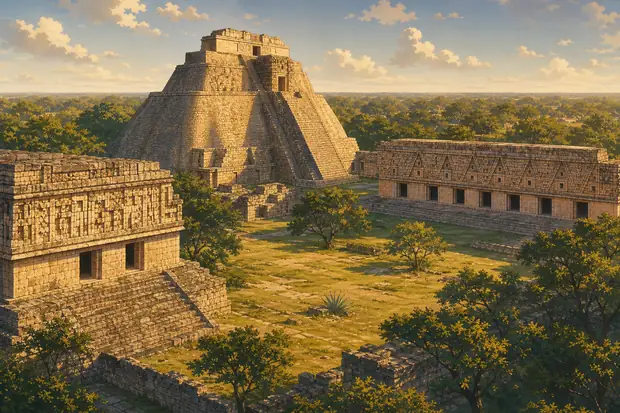 Pre-Hispanic Town of Uxmalのイメージ画像