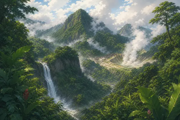 Morne Trois Pitons National Parkのイメージ画像