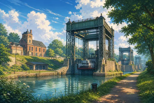 The Four Lifts on the Canal du Centre and their Environs, La Louvière and Le Roeulx (Hainaut)のイメージ画像