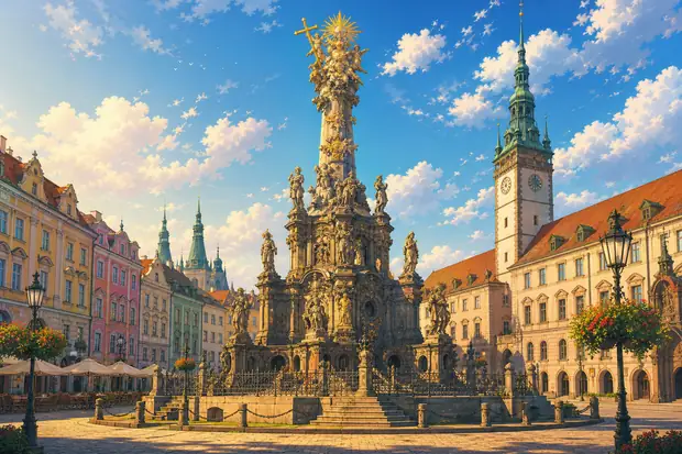 Holy Trinity Column in Olomoucのイメージ画像