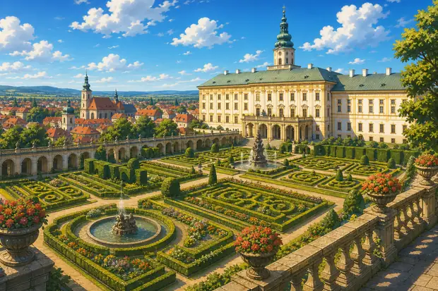 Gardens and Castle at Kroměřížのイメージ画像