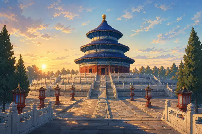 Temple of Heaven: an Imperial Sacrificial Altar in Beijingのイメージ画像