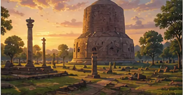 Ancient Buddhist Site of Sarnathのイメージ画像