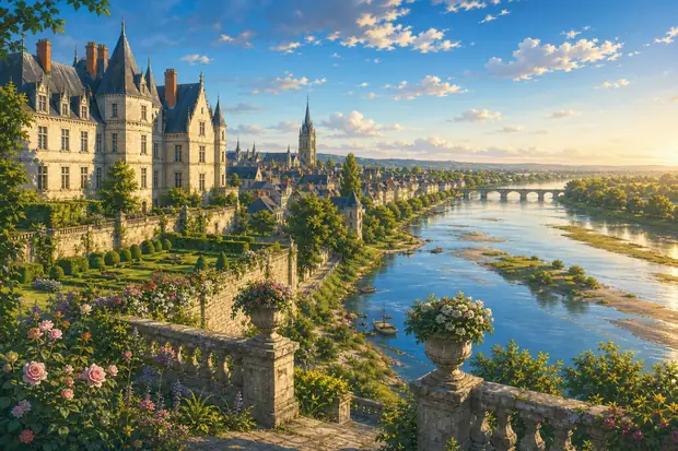 The Loire Valley between Sully-sur-Loire and Chalonnesのイメージ画像