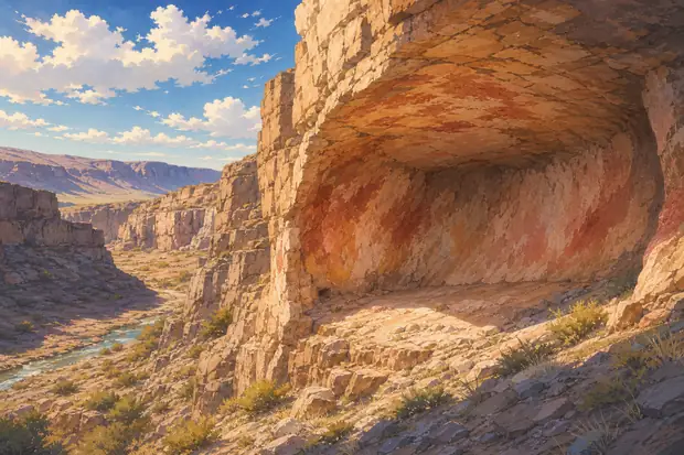 Cueva de las Manos, Río Pinturasのイメージ画像