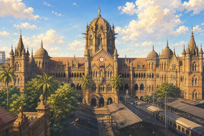 Chhatrapati Shivaji Terminus (formerly Victoria Terminus)のイメージ画像