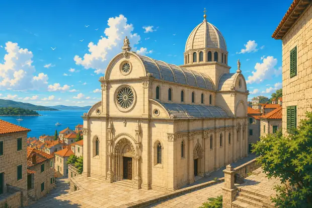 The Cathedral of St James in Šibenikのイメージ画像