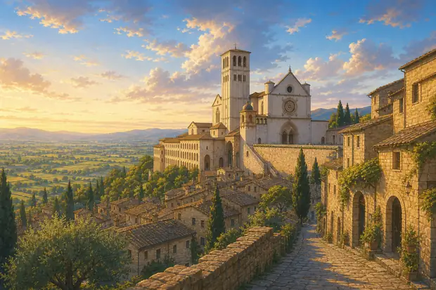 Assisi, the Basilica of San Francesco and Other Franciscan Sitesのイメージ画像