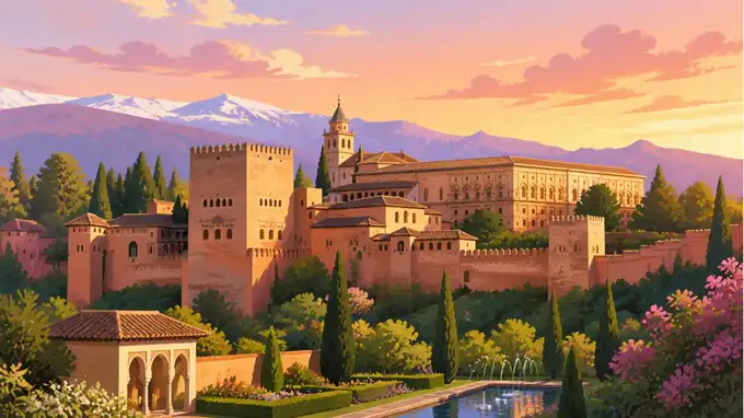 Alhambra, Generalife and Albayzín, Granadaのイメージ画像